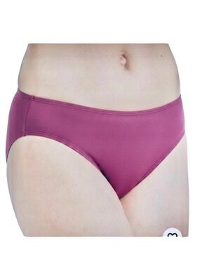 NEW Lauren Ralph Lauren Hipster Bikini Swim Bottoms Size 8 Plum NWT